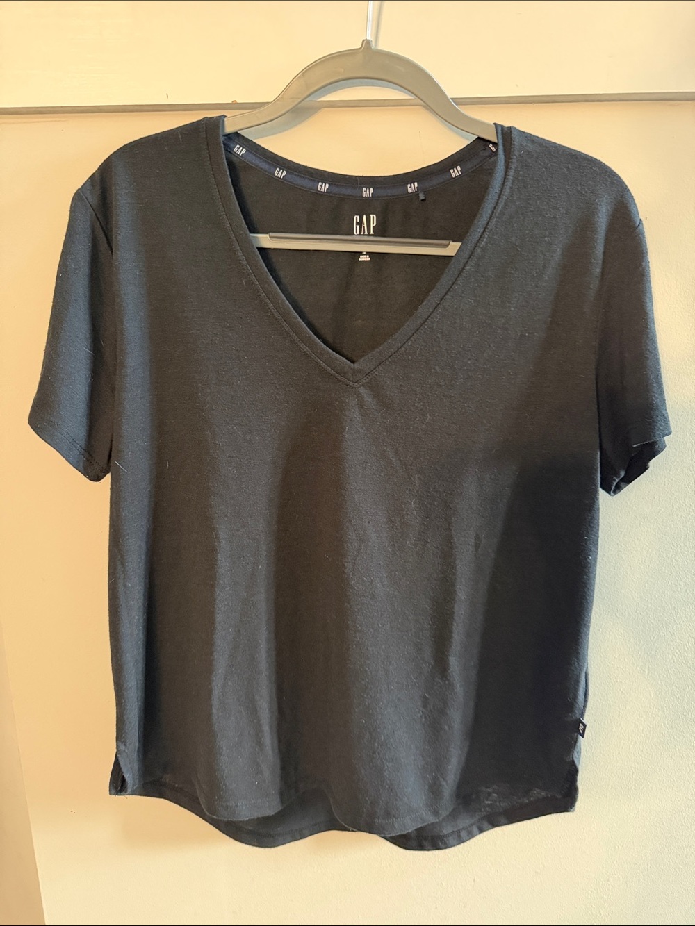 Black V-Neck Women's Tee